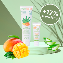 TooFruit - Lait Bodydoux 150 ml + MINI SIZE 25ml IN OMAGGIO
